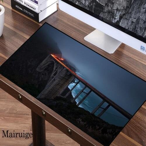 Mairuige Bridge Architecture Landscape Pattern 90x30 Extra Large Mouse Pad Gaming Desk Mat Computer Gamer Keyboard Mousepad PC