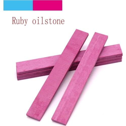 1pcs 3000 Grit Ruby Abrasives Polishing Oil Stone Bar Sharpener Sharpening Grinding Stone Whetstone Tools Dia 20mm For Knife