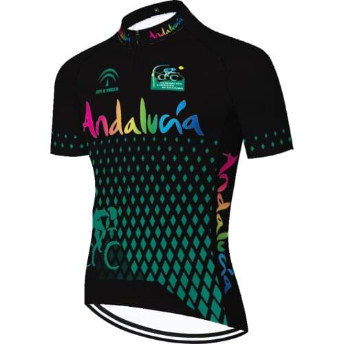 Andalucia Para Kit Masculino Camisa Sin Mangas Jersey Velo Ropa Cyclisme Homme Mallot Ciclismo Hombre Verano Maillot Ciclismo