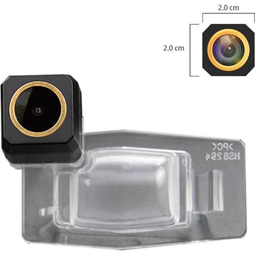 Misayaee Golden HD Car Rear View Reverse Camera Plate Light for Haima Family 2014