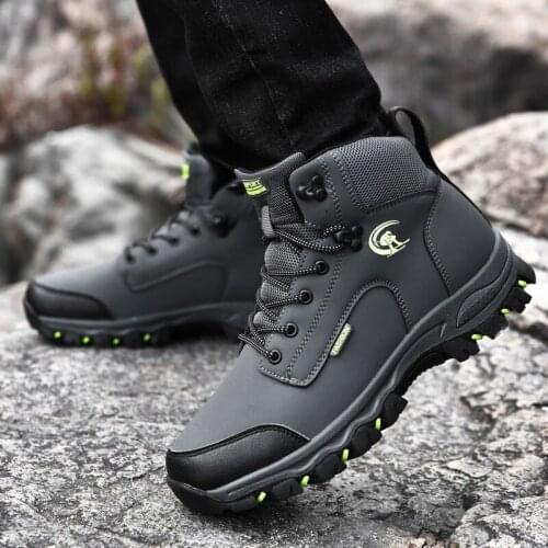 Winter Boots For Men Chelsea Boots Mens Shoes Leather Men Mens Hiking Summer High Waterproof Cowboy For Desert Casual Dress