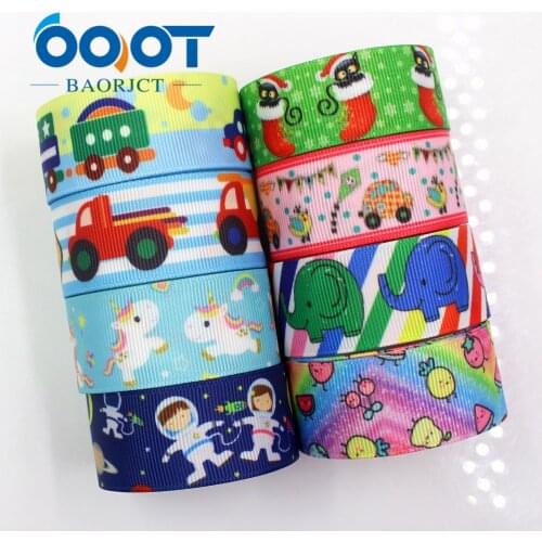 OOOT BAORJCT G-18927-1263,22 mm,25 mm 10 yards Cartoon Ribbons Thermal transfer Printed grosgrain,Gift wrapping DIY materials