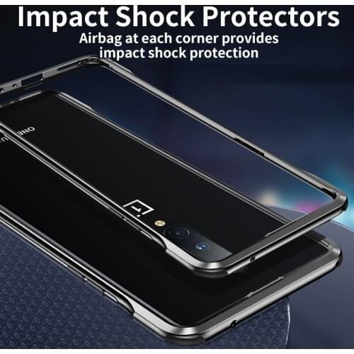 Shockproof Aluminum Bumper Case For Oneplus 8 Pro Case 360 Full Protection Metal Armor Oneplus 8 Case Phone Cover Luxury Funda