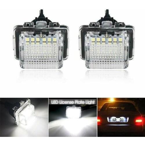 LED License Number Plate Light Lamp Bulbs For Mercedes Benz C-Class S204 C207 W204 E-Class W212 S212 C207 CL-Class C216