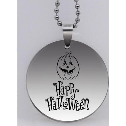 Ufine Christmas gift for dad jewelry glass mustache best father pendant army card stainless steel custom necklace N4599