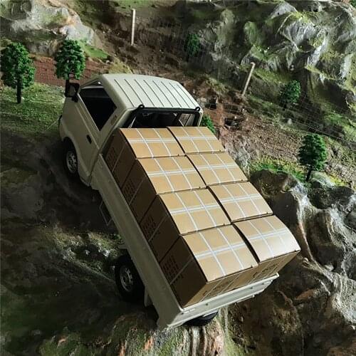 8pcs Cargo Box Carton Case Trunk Container Casing for WPL D12 Trunk RC Car Decoration Accessories