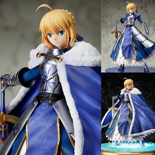 Anime Fate Grand Order Deluxe Saber Figure Doll Collectible 10cm Altria Pendragon PVC Action Figure Model Toys Gift for Children