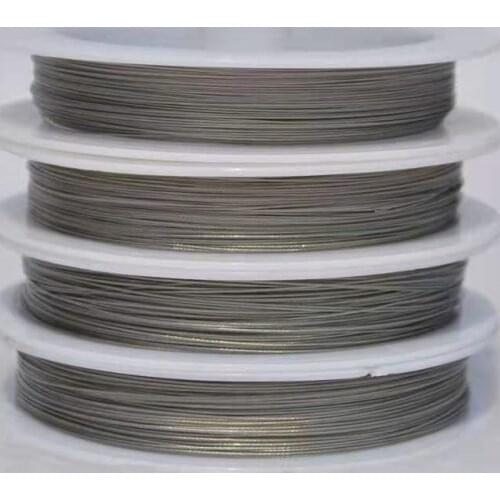 Hot Sale 60m/Roll 0.3/0.35/0.38 Mm Soft Steel Wire Bracelet Beaded Lead Diy Jewelry Necklace Braided Rope Accessory Making Tools