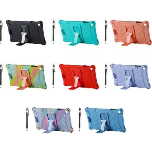 For ALLDOCUBE IPlay 8T Case 8 Inch Tablet Silicone Case Anti-Drop Tablet Case Tablet Stand with Pen