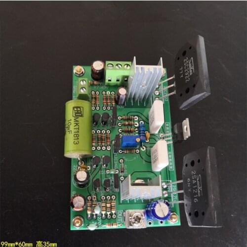 Dual DC 24-55V 200W mono 2SA1216 / 2SC2922 HIFI discrete fever amplifier board
