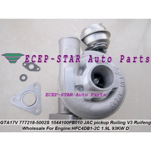 GTA17V 777218 777218-0002 777218-5002S 1044100FB010 Turbo For JAC Jianghuai pickup Rui ling V3 Ruifeng HFC4DB1-2C HFC4DB1.2C