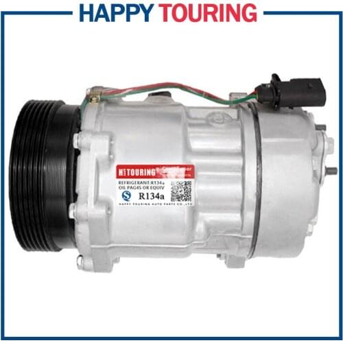 Ac compressor for VW JETTA GOLF BEETLE CABRIO GTI 1999-2004 1J0820803A 1J0820803B 1J0820803L 1J0820803N 1J0820803F 7M0820803B