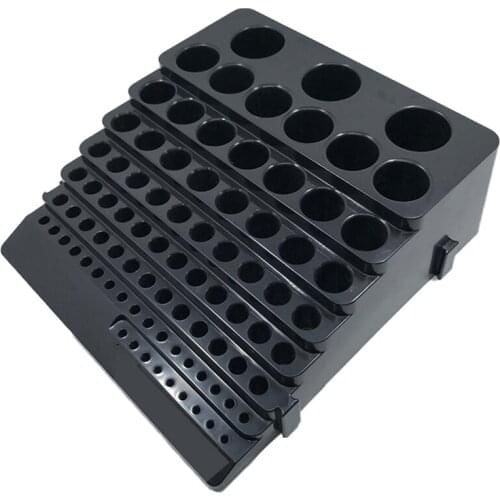 GTBL Drill Bit Storage Box Milling Cutter Saving Space Drill Finishing Holder Organizer Case Box for Home DIY Woodworking Use