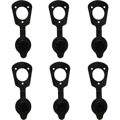 Hot AD-6 Pieces Soft PVC Cap Gasket Cover For Flush Mount Fishing Rod Holder Kayak Boat -Kayak Fishing Tackle Equipment