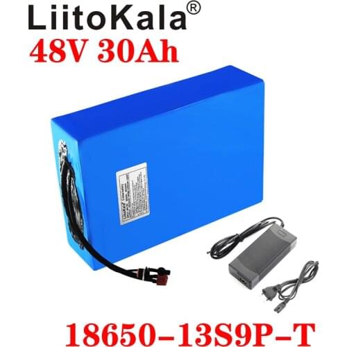 LiitoKala 48v 30ah 48v 1000w battery lithium ion battery 48V 30AH electric bike battery cell 48v scooter battery