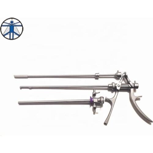 Medical surgical lithotripter stone punch with visual obturator