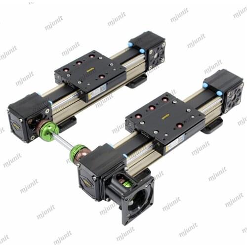 Mjunit MJ60N belt drive linear guideway actuator manipulator for film automatic roll changing and unloading