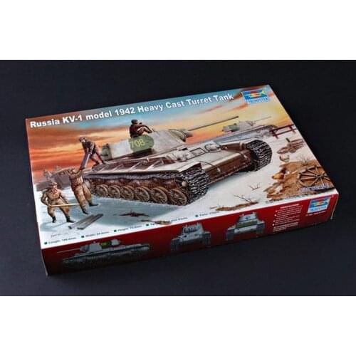 Trumpeter 00359 1/35 Russia KV-1 Tank (model 1942) - Scale Model Kit