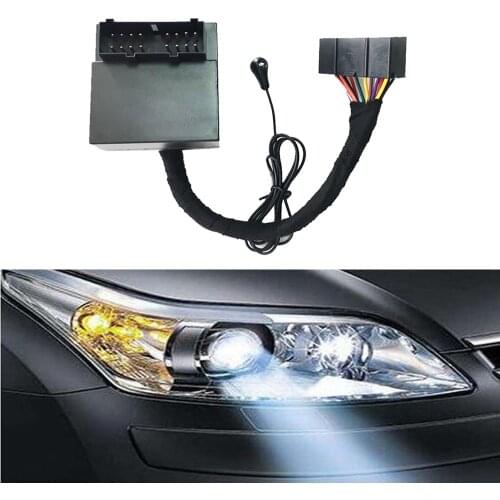Auto headlight switch headlamp far sensor dimmer controller HID lighting delay smart kit for ford focus 2 3 mk2 mk3 2005-2013