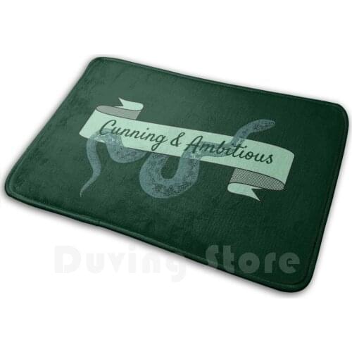 Slithering Serpent Soft Non-Slip Mat Rug Carpet Cushion Ravenclaw Slytherin Hufflepuff Jk Rowling Hp House Snake