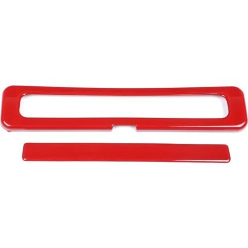 Rear Seat Armrest Panel Overlay Cover Trim for Ford F150 RAPTOR 2015-2020 XLT XL Car Accessories