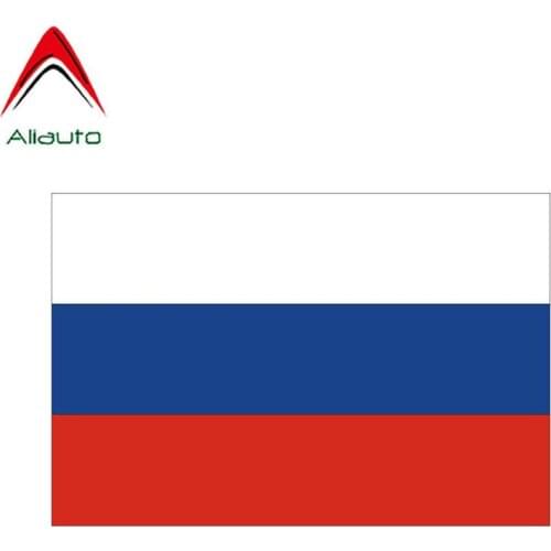 Aliauto Personality Body Car Sticker Russia Flag Waterproof Reflective Creative Decal Automobile Decoration PVC,10cm*6cm