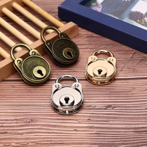 Padlock With Key For Wood Box Suitcase Notebook Luggage Belt Locks Hardware