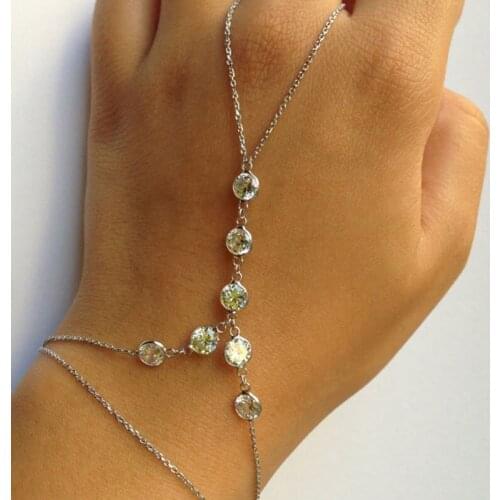New fashion jewelry Bohemian style charm present friendship Rhinestone Elegant bracelet for women girl lovers Bracciali