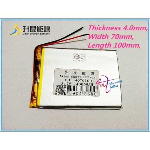 The tablet battery 4070100 3.7V 4000MAH battery panels VX545HD dedicated high-capacity battery VI30W Edition