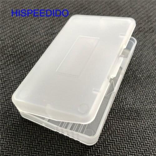 HISPEEDIDO 20pcs Clear Plastic Game Cartridge Cases Storage Box Protector Holder Cover For Nintendo GBA SP Game Boy GameBoy GBA