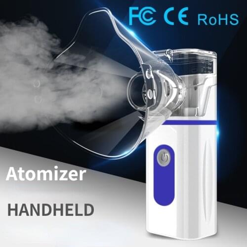 Atomizer Nebulizer Humidifier Ultrasonic Micromesh Diffuser Portable USB Handheld Children Adult Compressed Household Mist Maker