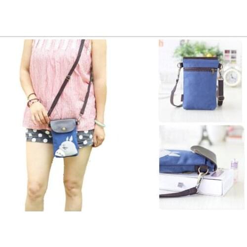 Cartoon Rabbit/ totoro/Rose pattern school mini messenger crossbody bags small pouch for girls