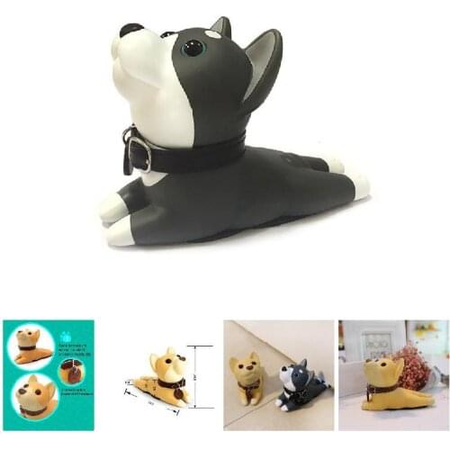 Cute Dog Cat Door Stopper Doorstop Door Wedge Cartoon Puppy Doors Stop Strong Grip Slip Resistant GQ