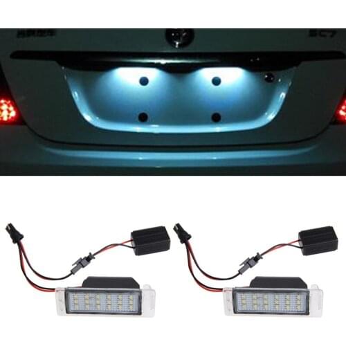 YAM 1 Pair License Plate Light For Chevrolet Cruze 2009-2014 Camaro 2010-2013