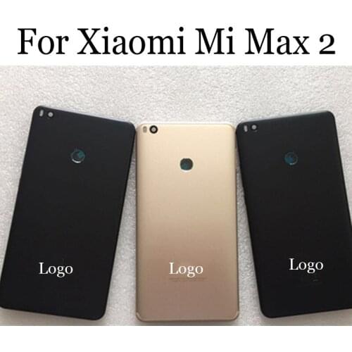 Battery Back Rear Cover Door Housing For Xiaomi Mi Max 2 Battery Back Cover For Xiaomi Mi Max 2 Replacement Without Camera Glass