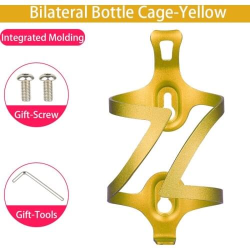 WEST BIKING Bike Water Bottle Cage MTB Bicycle Bottle Holder Bicycle Accessories Ultralight Aluminum Alloy Cycling Bottle Cage