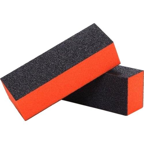 10 Pcs Orange Color Nail Art Shiner Buffer Buffing Block Sanding File Manicure Nail Art Tips