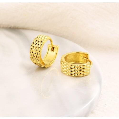 2pairs Wholesale Vintage Small Golden Round Women Hollow Hoop Earrings Wedding Gold Ball Earrings Hoop oorbellen