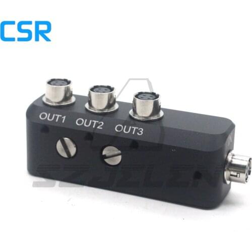 Hirose 4 pin female TO 3x Hirose 4 pin female power Three way splitter Camera power distributor, power supply 3-way distributor