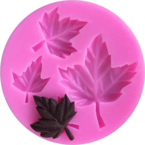 7*1CM DIY Sugar Craft Cake Vintage Petal Maple leaf Cake Silicone Mold Fondant Mold Cake Decorating Tools Gum Paste Mold