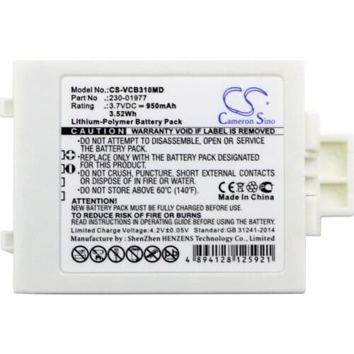 CameronSino for VOCERA B3000E B3000N Communications Badge B3000 230-01977 battery