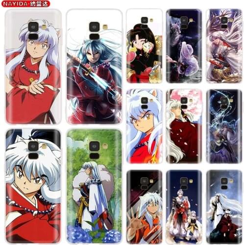 Phone Case for Samsung galaxy A30 A50 A90 5G A3 A5 A7 A8 2016 2017 A6 2018 Plus Matte soft silicone Cases Inuyasha Japan Anime