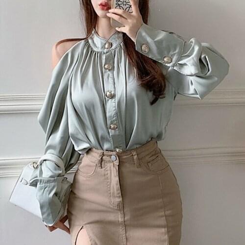 Блузки с открытыми плечами Dingaozlz China At AliExpress