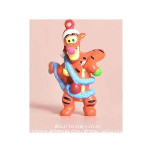 Disney Winnie the Pooh Tigger 4cm Action Figure Posture Anime Decoration Collection Figurine Toy model for children boy gift