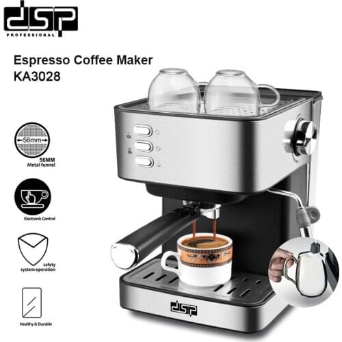 Home Office Small Italian Concentrated Semi-automatic Steam Bar Milk Bubble Machine Integrated Coffee Machine Ethiopian Coffee