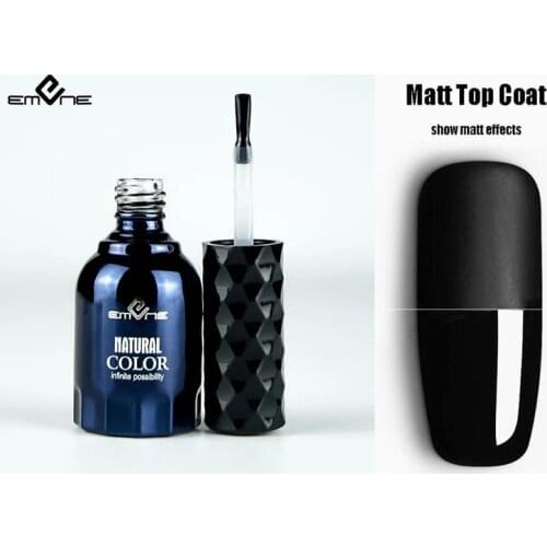 Emene 15ML No Wipe Top Coat Tempered Gel Base Coat Top Coat Primer Varnish Long Lasting No Sticky Gellak Polish Nail Art Salon