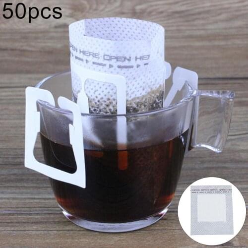 50Pcs Home Beer Brewing Wine Filter Bag Tea Nuts Fruit Juice Milk Nylon Net Filter Bag Net Filter Reusable Tea Coffee Tools