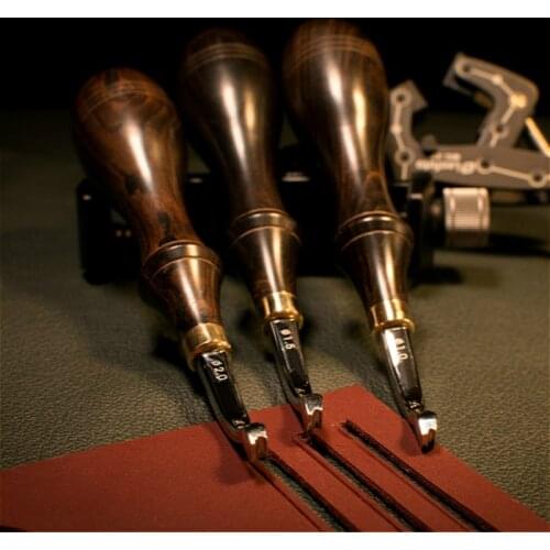 Left hand and right hand Fixed edger Leather edge molding ironing machine DIY leather edge ironing tool