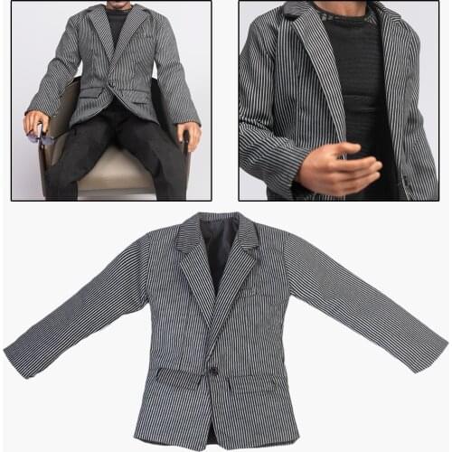 1:6 Scale Male Figure Suit Clothing Coat 12inch Male Action Figure Body Doll DIY Clothes