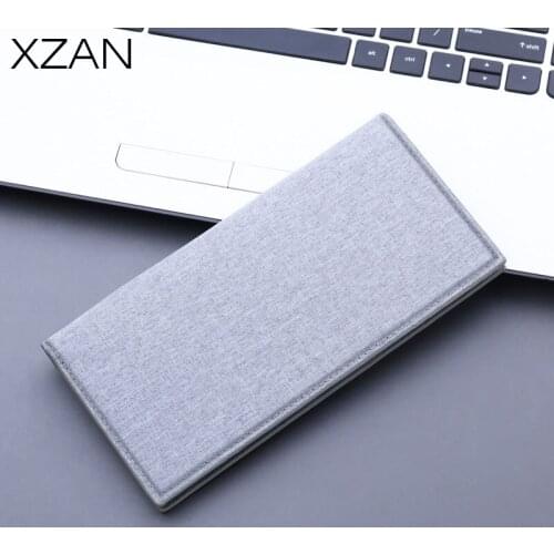 Fashion Mens 2021 Long Wallet Vertical Ultra-thin Coin Purse Casual Canvas Purses Portable Multifunctional Hot-selling